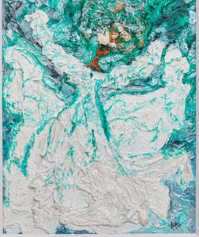 Dancing Belle in emerald by Anika Plowden-Corentin